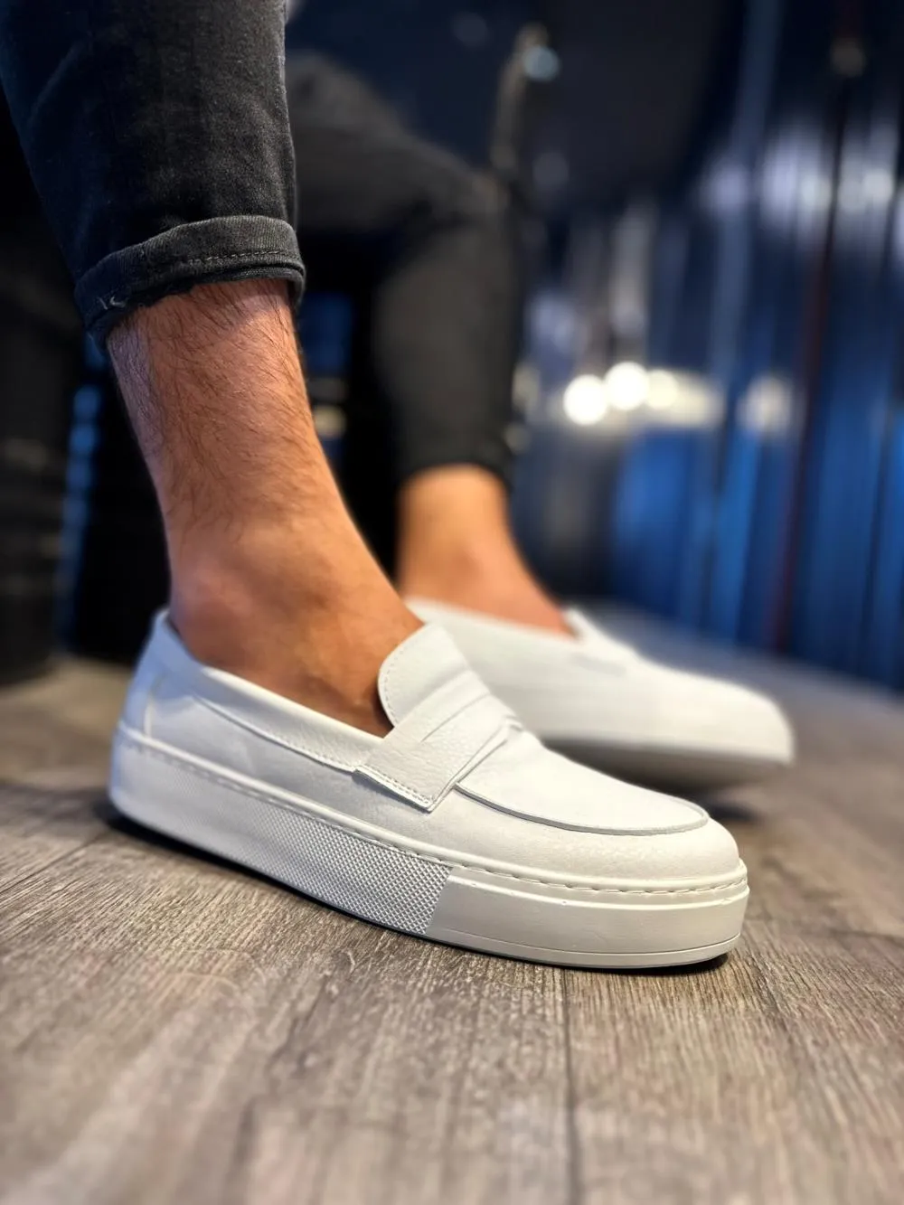 Men's Daily Classic Shoes 400 White