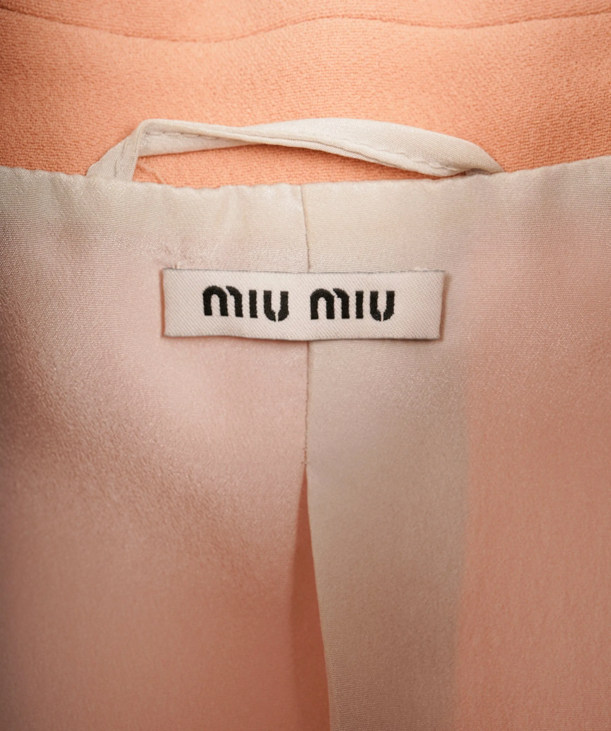 MIU MIU Peach Blazer ALL0440