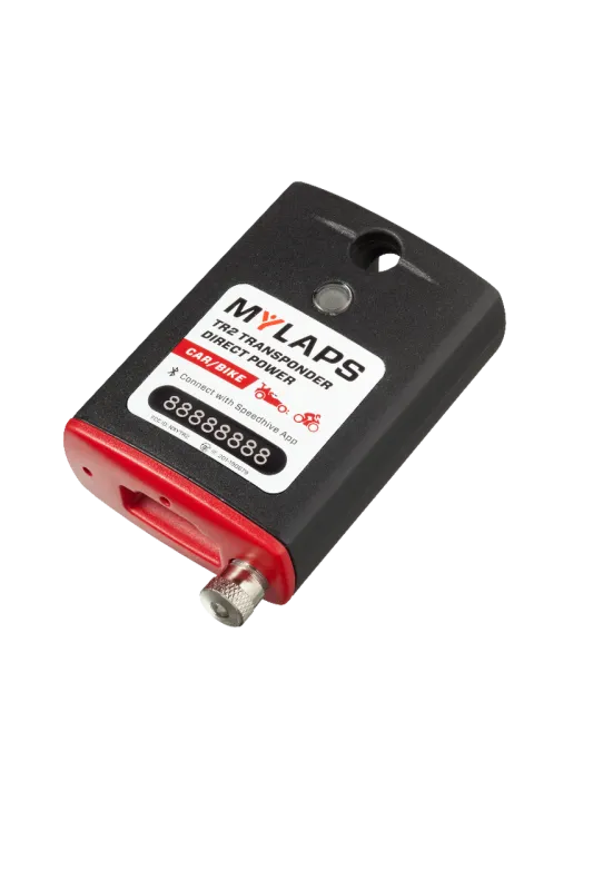 MYLAPS TR2 Go Direct Power Transponder - Car/Bike - Unlimited Subscription