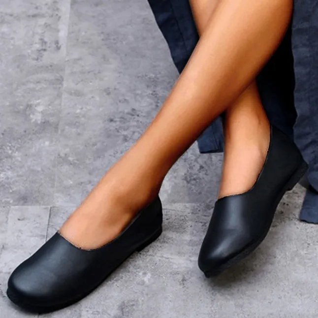 Nanccy Handmade Soft Leather Flat Shoes Oxford Women Shoes