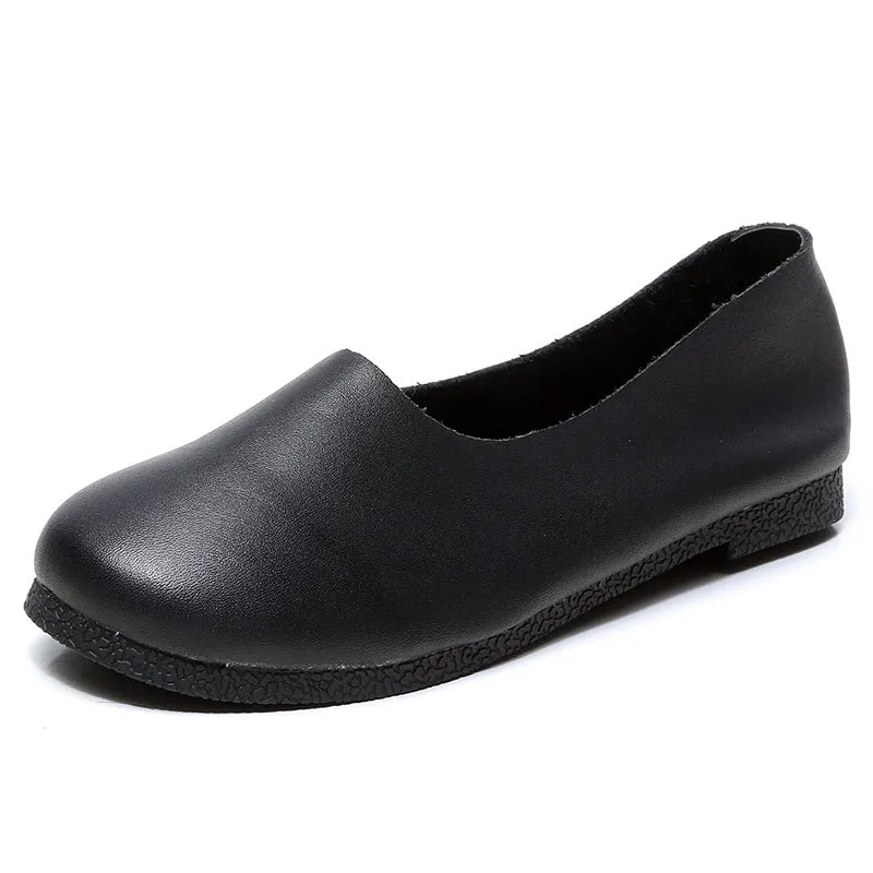 Nanccy Handmade Soft Leather Flat Shoes Oxford Women Shoes