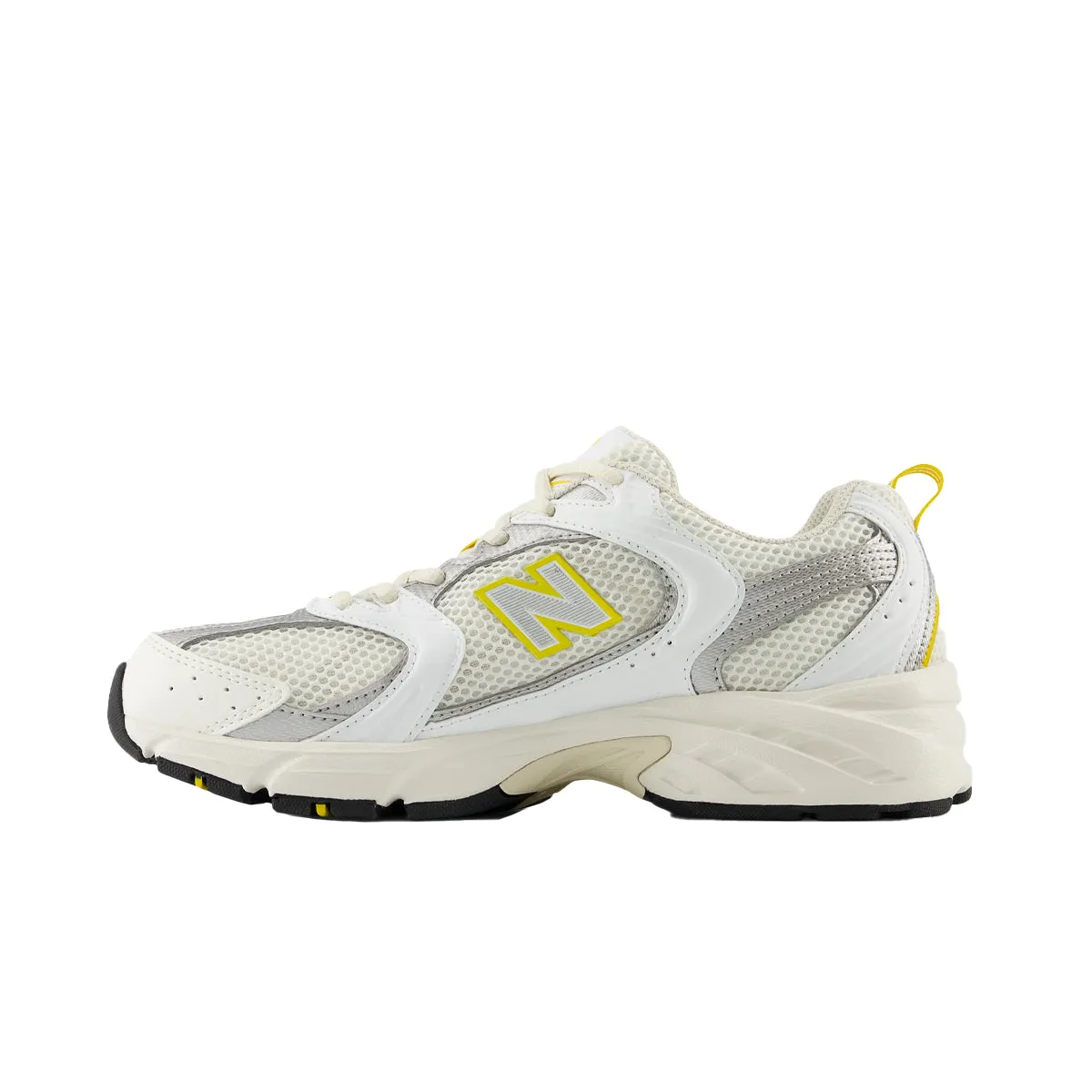 New Balance Mens 530 Running Sneakers MR530SY Sea Salt/White/Ginger Lemon/Silver Metalic