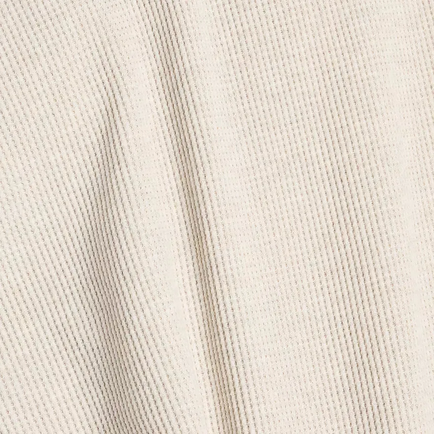 New Balance Numeric Waffle Knit Long Sleeve L/S Henley - Oatmeal Heather OTH