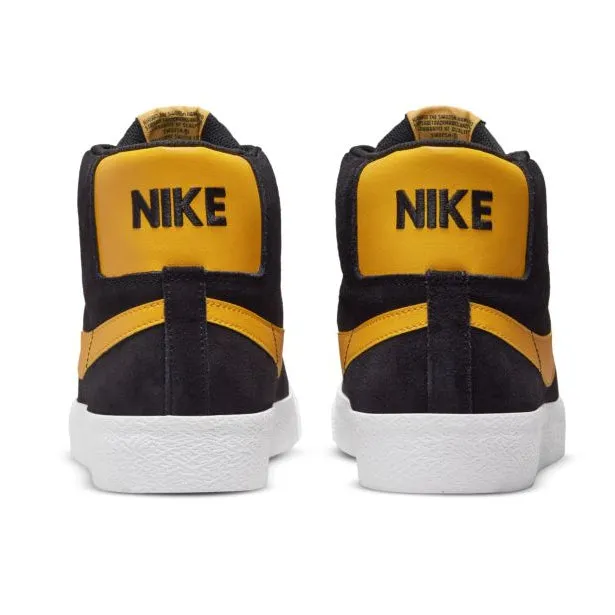 Nike SB Blazer Mid Skate Shoe - Black/University Gold-Black-White