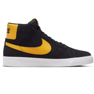 Nike SB Blazer Mid Skate Shoe - Black/University Gold-Black-White