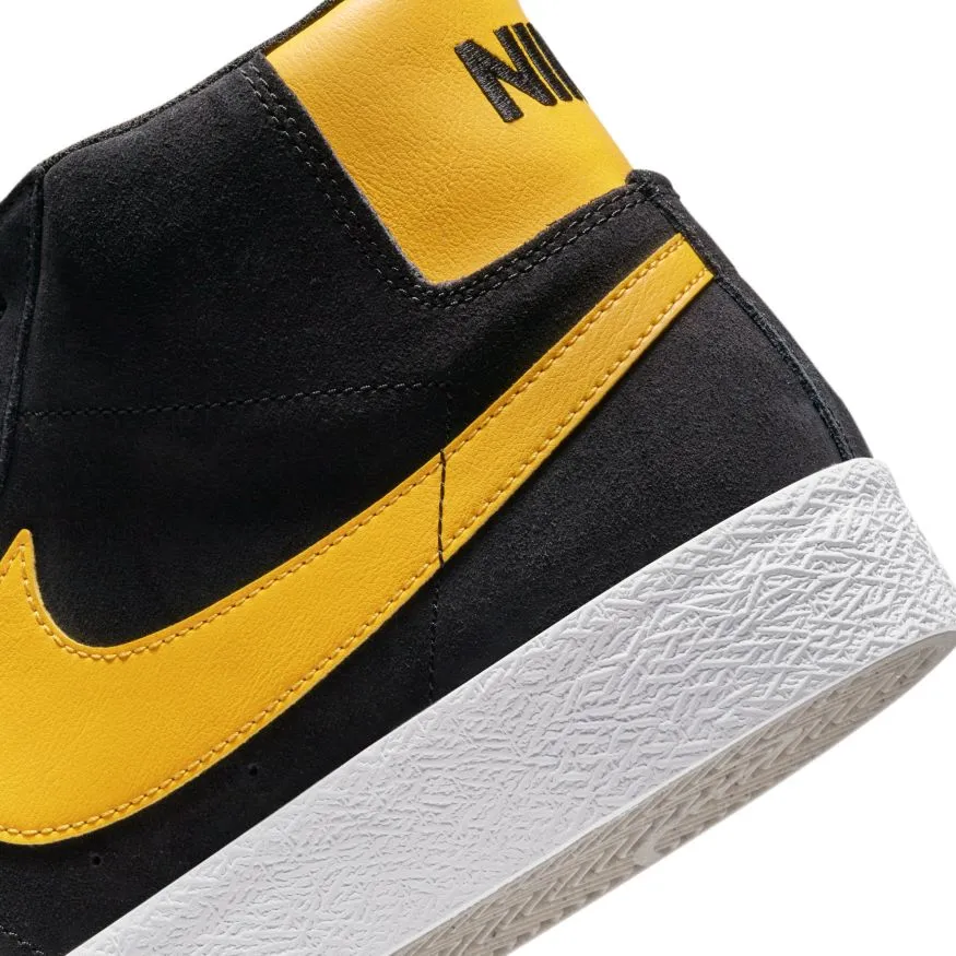 Nike SB Blazer Mid Skate Shoe - Black/University Gold-Black-White