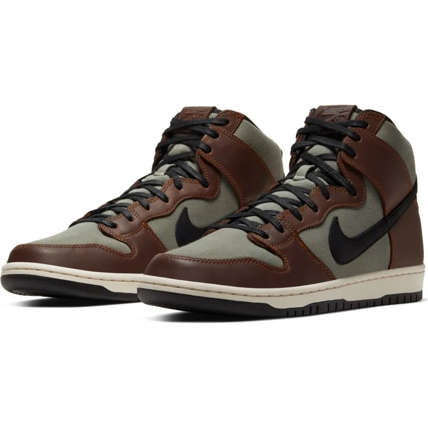 Nike SB Dunk High Pro Skateboard Shoes - Baroque Brown/Black-Jade Horizon