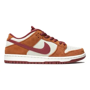 Nike SB Dunk Low Pro Skate Shoe - Dark Russet/Cedar-Summit White