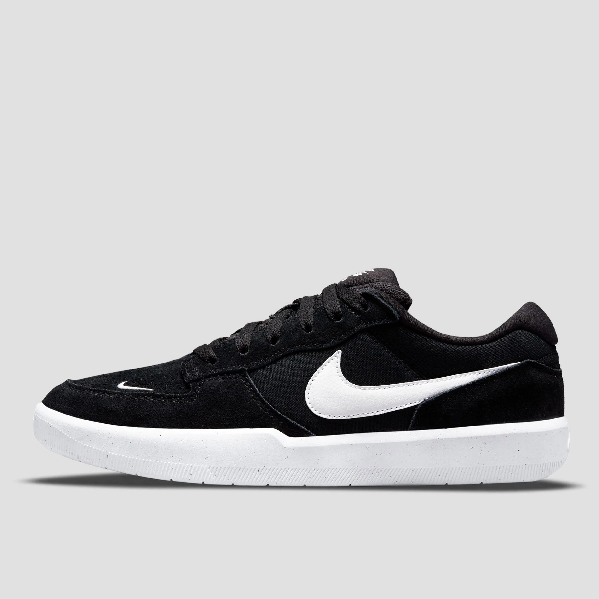Nike SB Force 58 Skate Shoes Black White Black