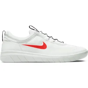 Nike SB Nyjah Free 2 Skateboard Shoe - Summit White/Blue Hero-Chile Red-Black