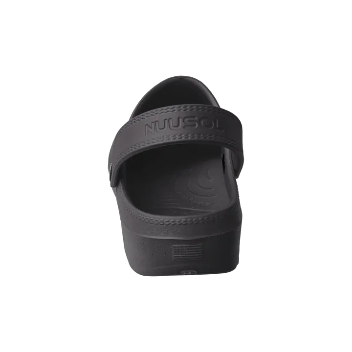 Nuu Sol Unisex McCall ClogS- Eclipse Black