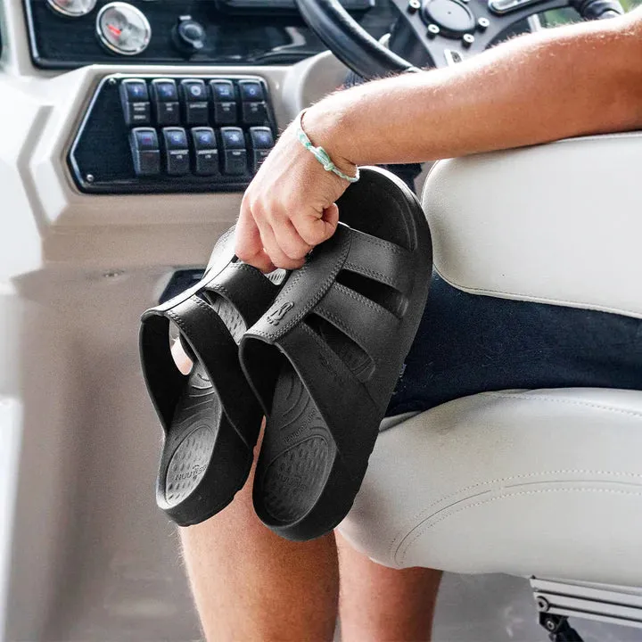 NUUSOL - MEN'S STANLEY SLIDE - BLACK