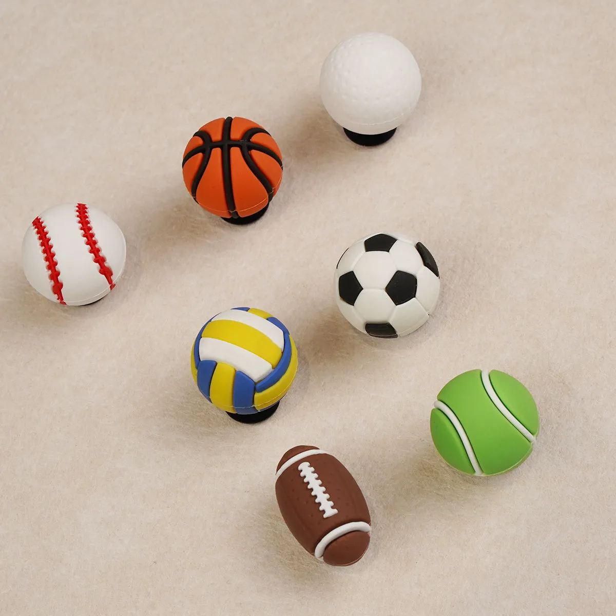 Owllaser Volleyball Charms for Shoes, Accessories for Crocs Shoes