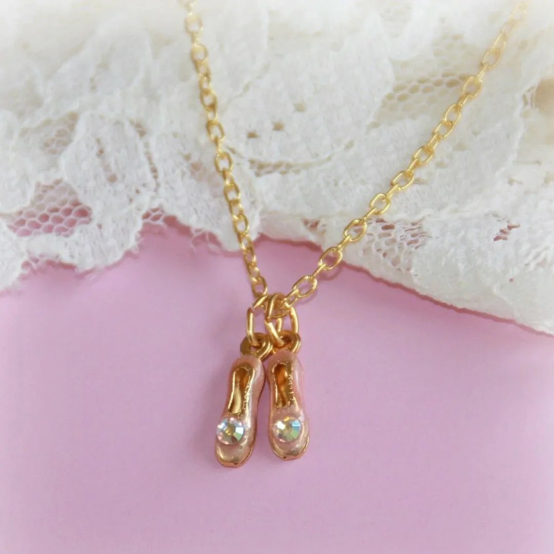 PINK BALLET NECKLACE