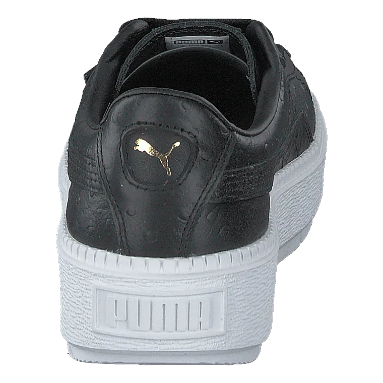 Platform Trace Ostrich Wmns Black