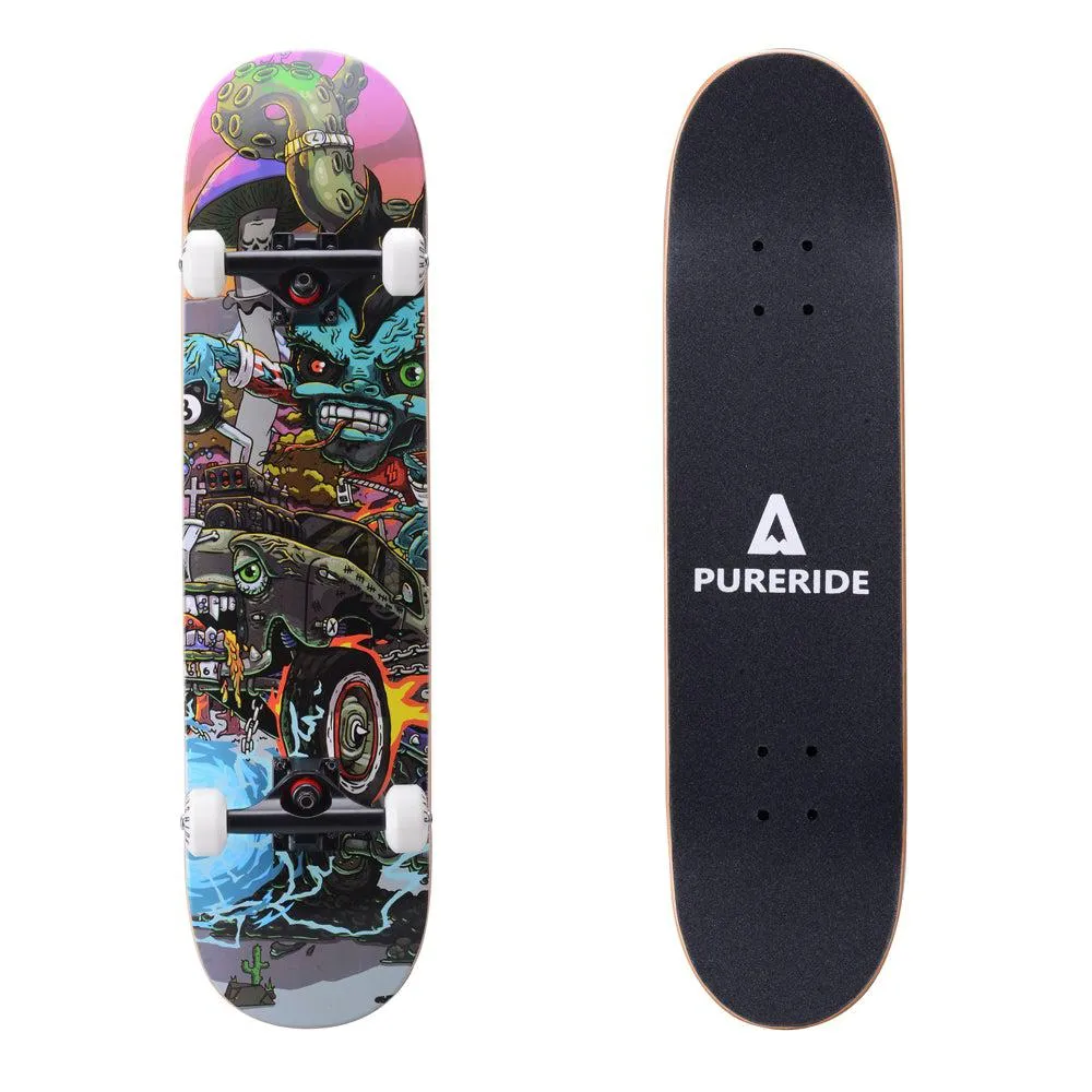 Playshion Tank  31 Inch Skateboard for Beginners and Kids