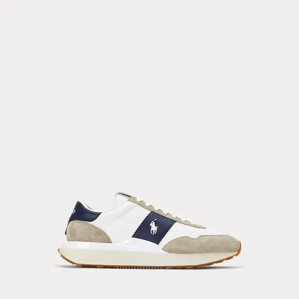 Polo Ralph Lauren Train 89 Suede-Panelled Trainer