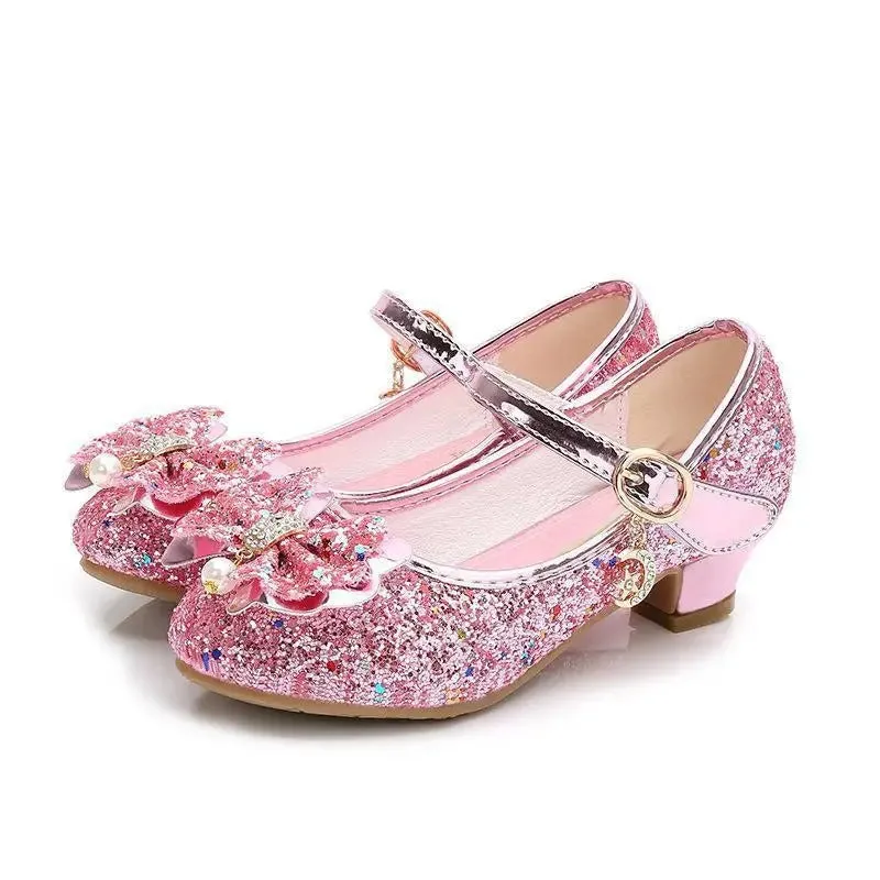 Princess Butterfly Shoes With Diamond Bowknot