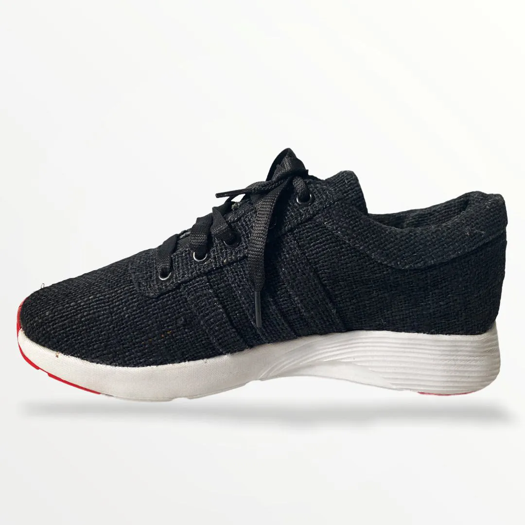 Pure Hemp Trainers - Black Widow