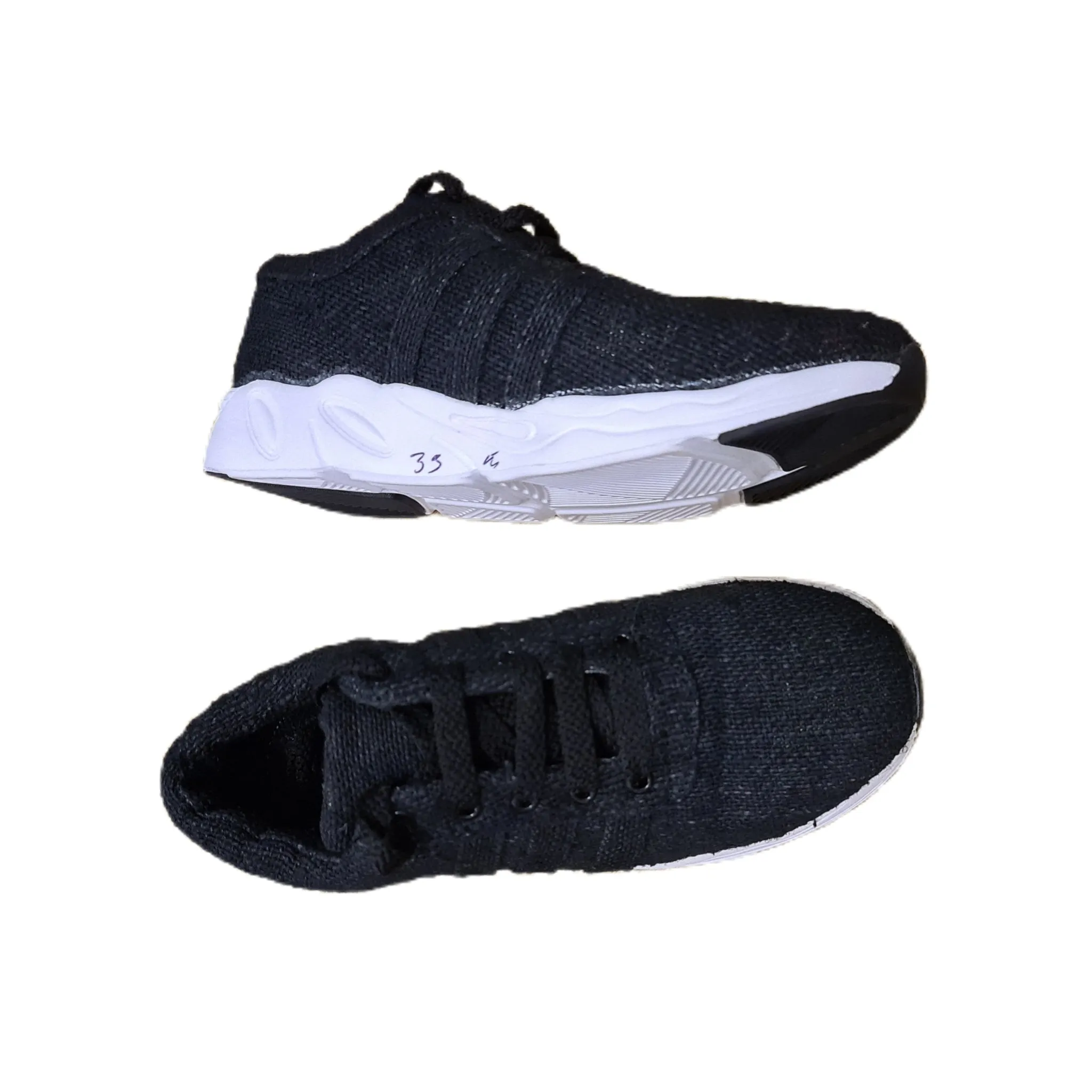 Pure Hemp Trainers - Black Widow