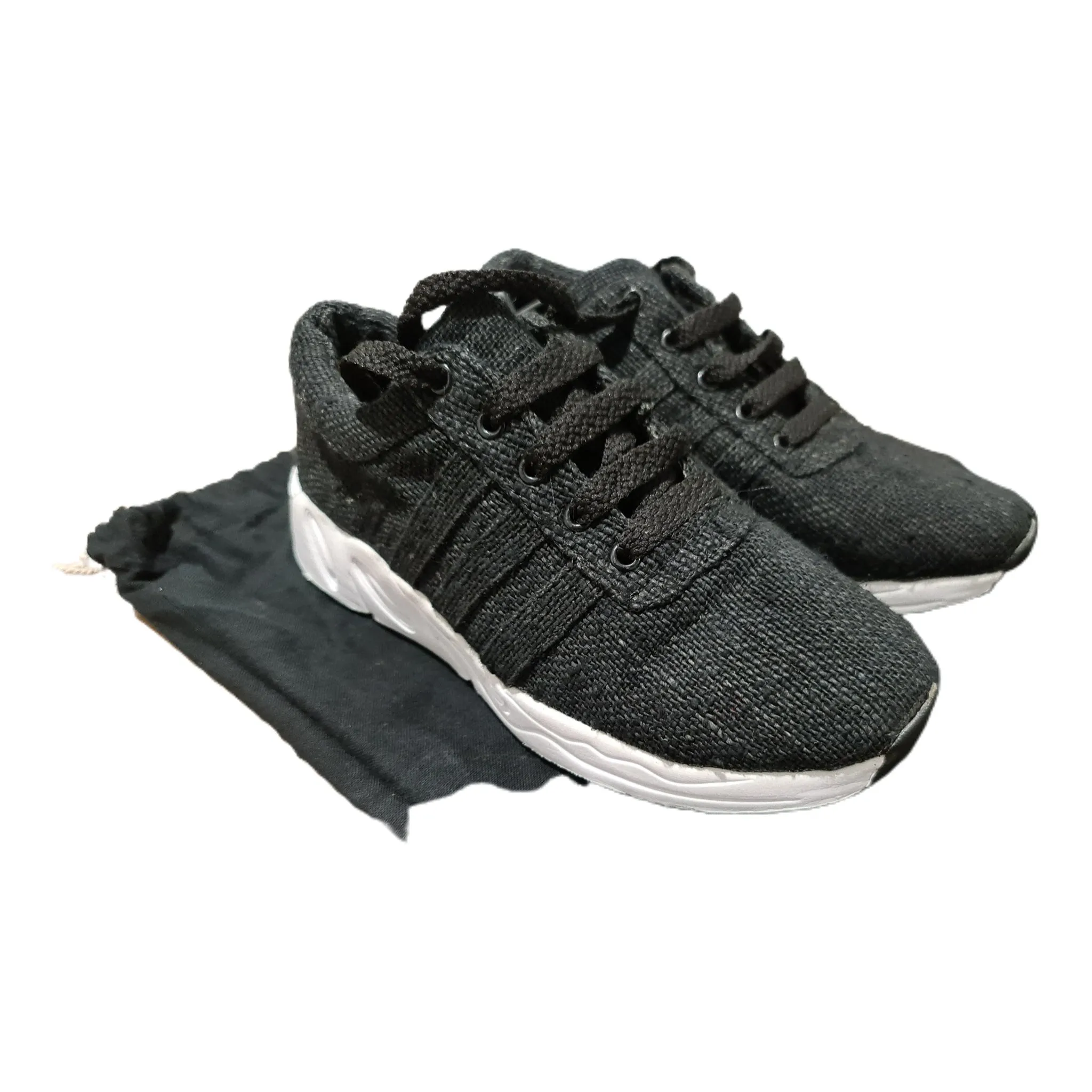 Pure Hemp Trainers - Black Widow