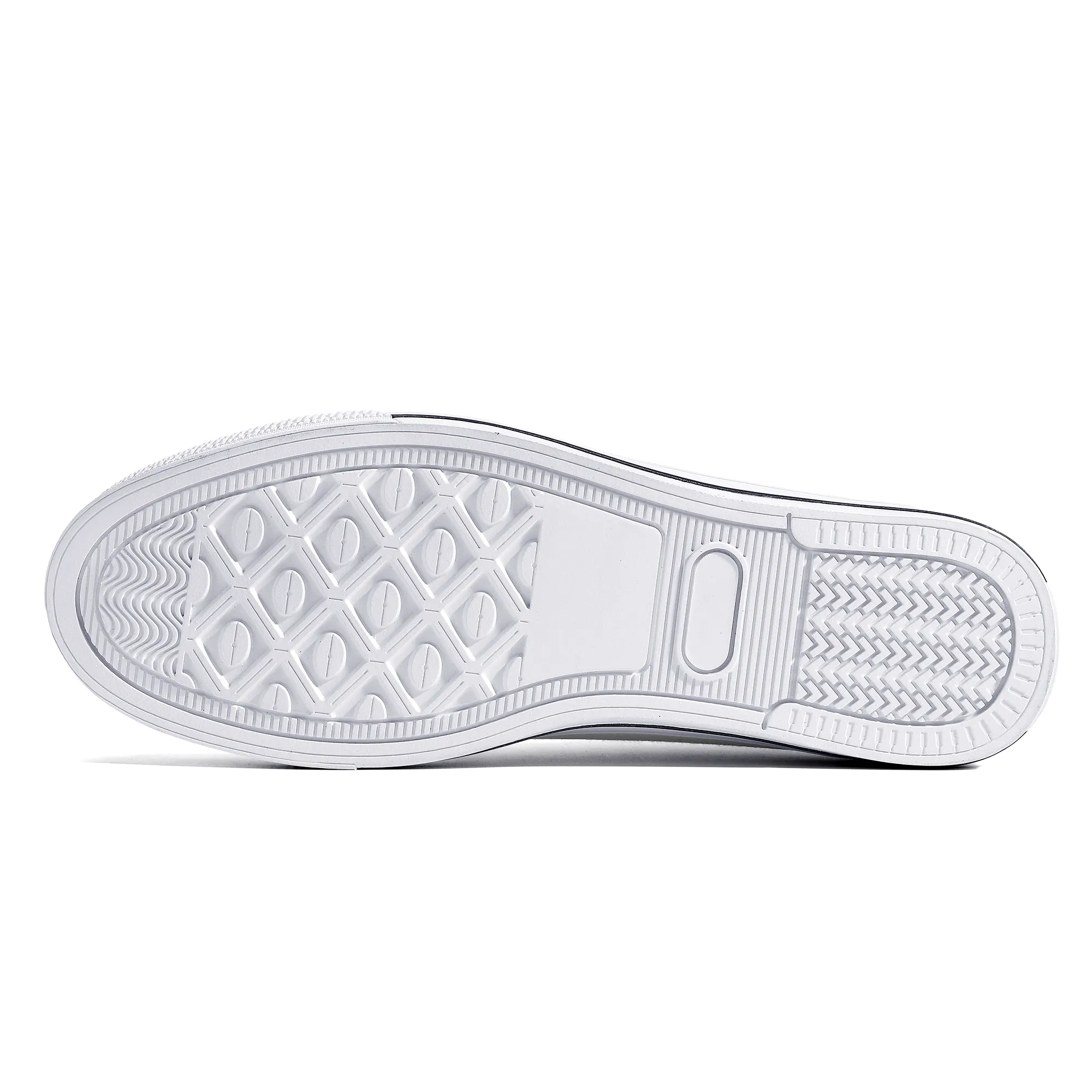 Real White Logo on Aqua with Abstract Line Design Canvas Sneakers