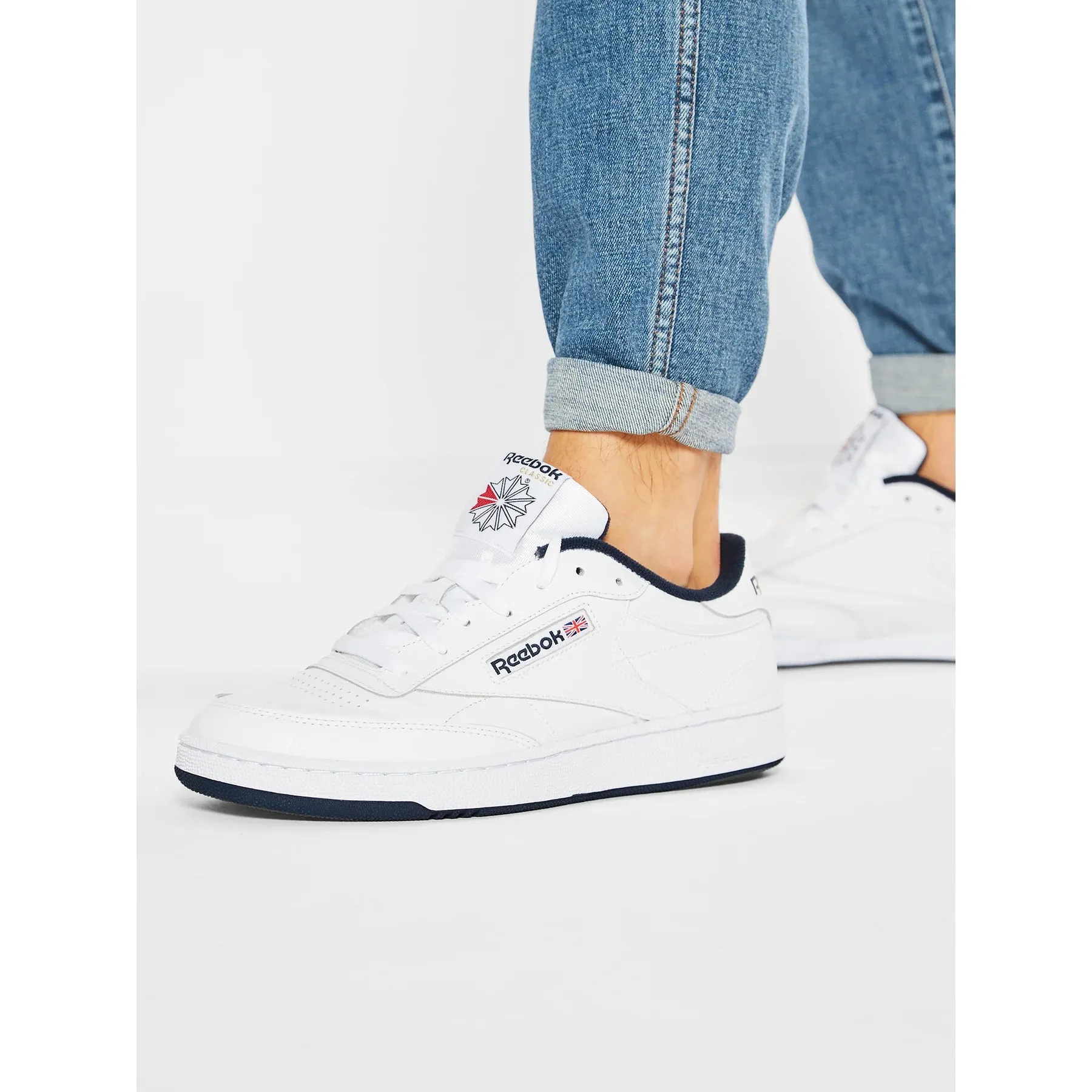 Reebok - Men's shoes CLUB C 85 white/blue