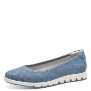 S Oliver 5-22100-42 860 Indigo Ballerina Shoes