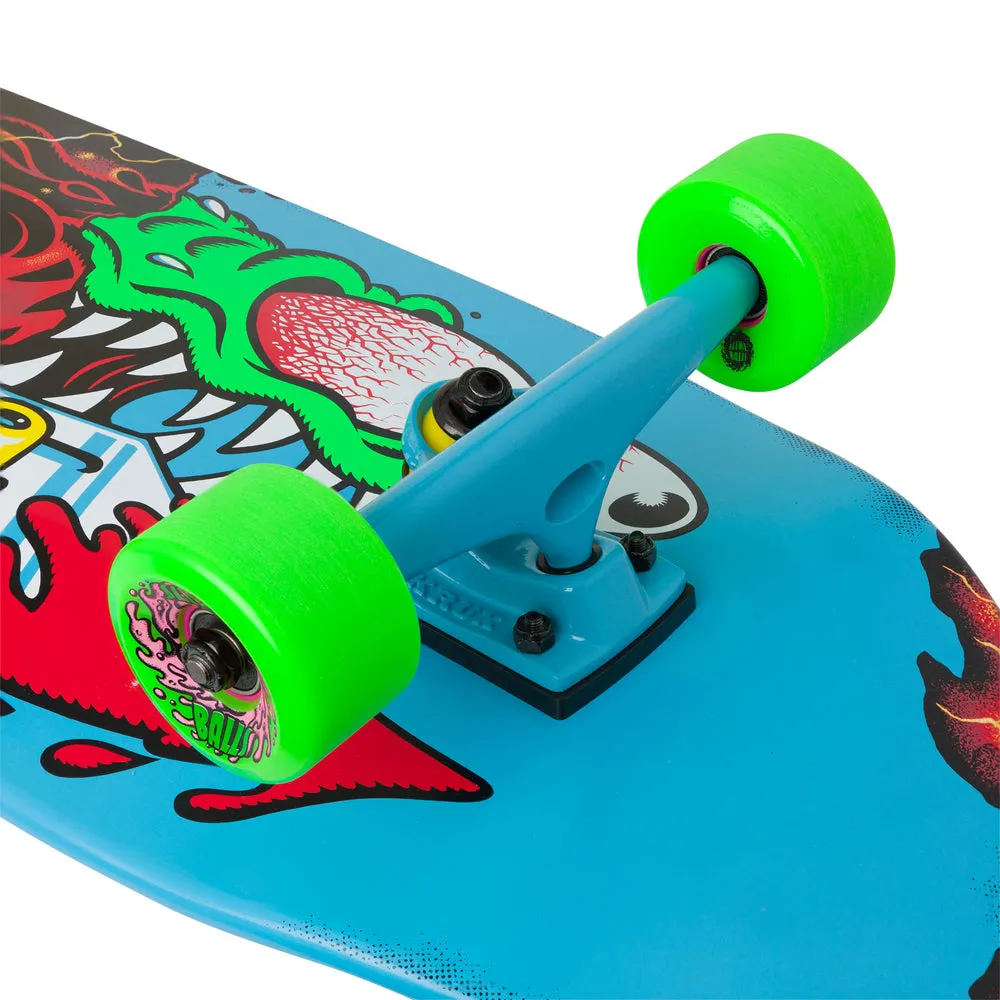 Santa Cruz X Stranger Things Meek Slasher Shaped Cruiser Complete