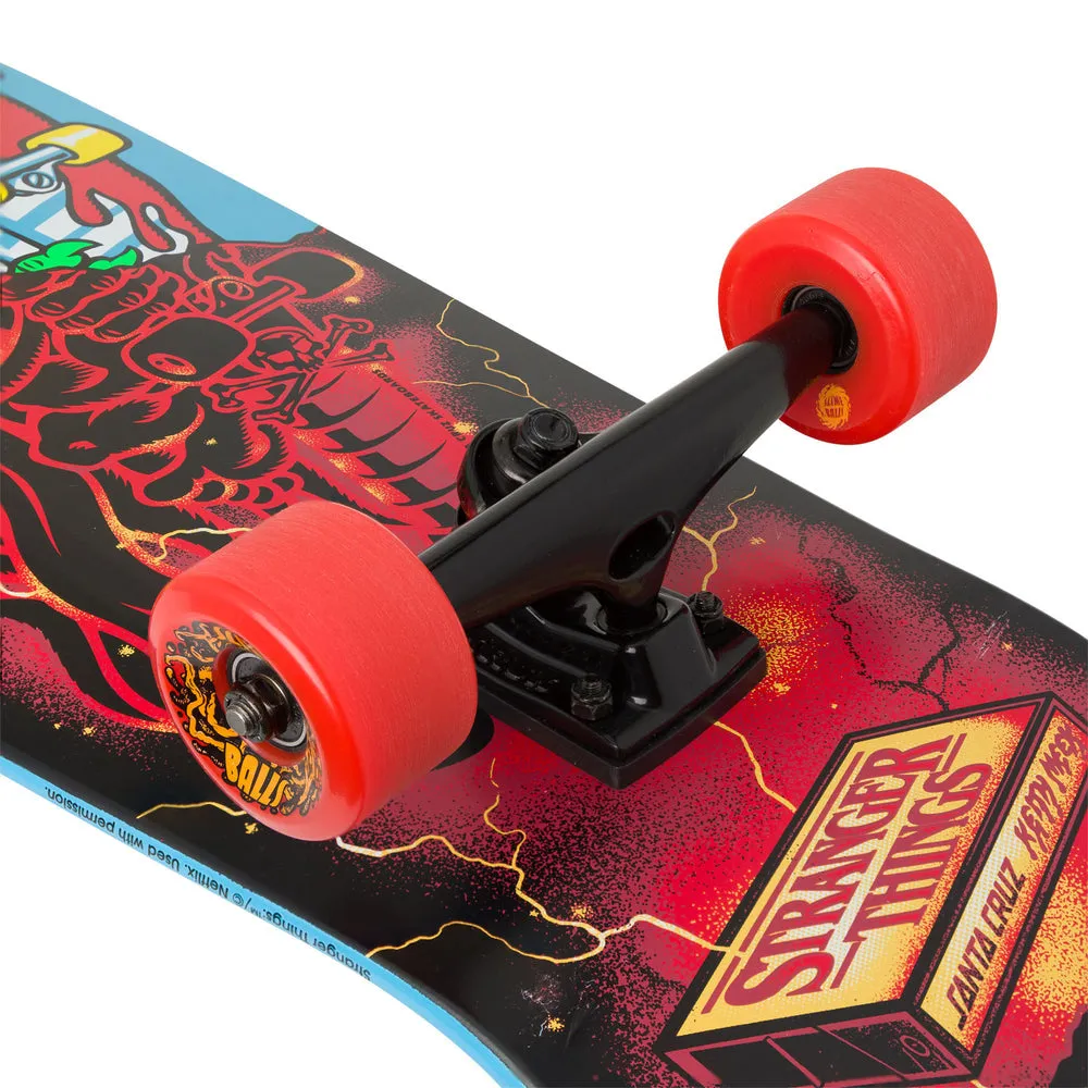 Santa Cruz X Stranger Things Meek Slasher Shaped Cruiser Complete