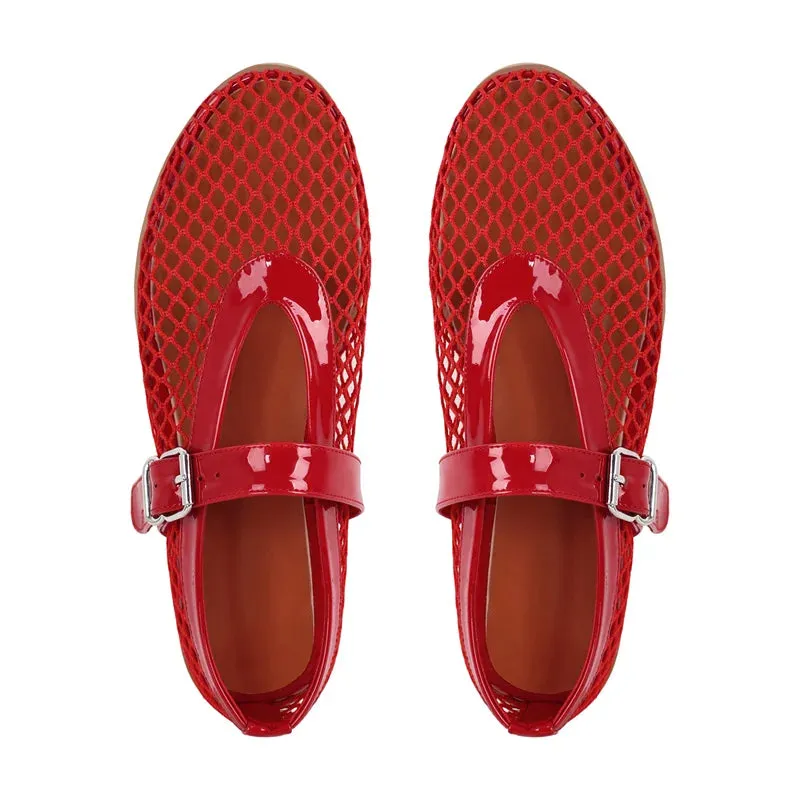 Scarlet Breeze Mesh Ballerina