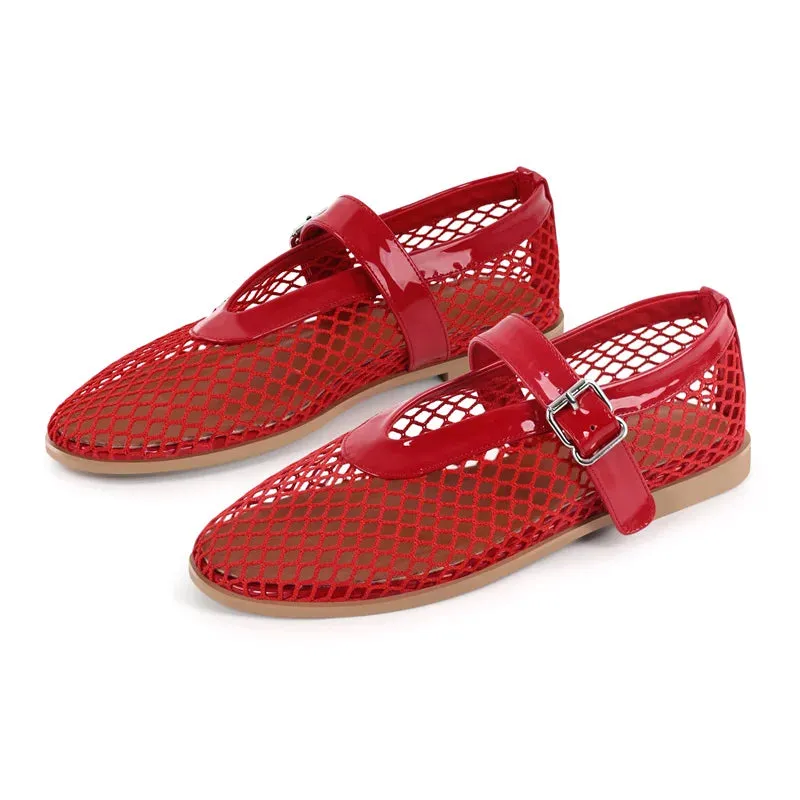 Scarlet Breeze Mesh Ballerina