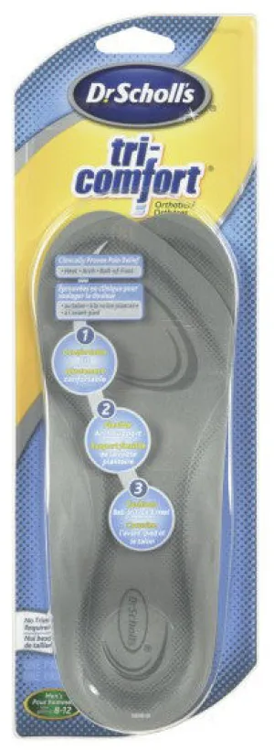 SCHOLL TRI-COMFORT INSERTS MEN 1PR