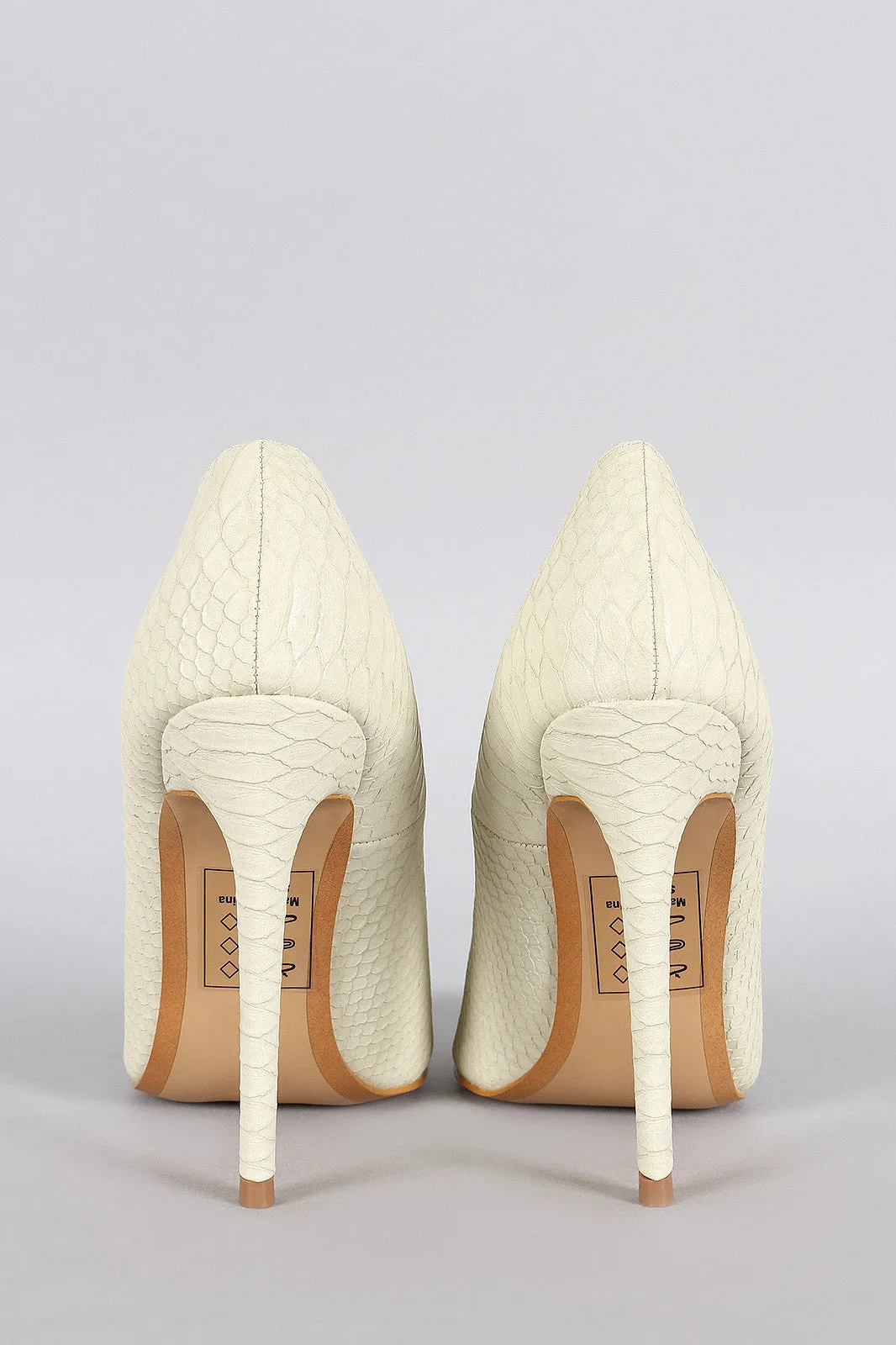 Shoe Republic Snake Pointy Toe Pump