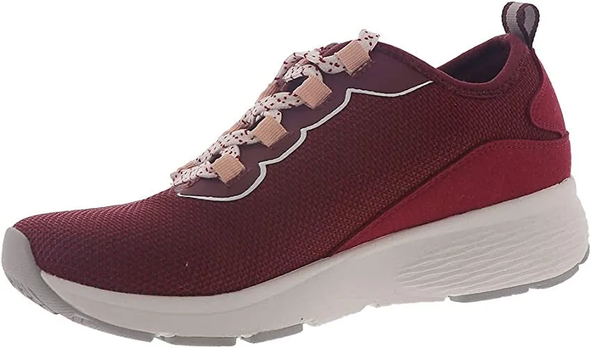 Skip Medium Red Fabric Easy Spirit Sneakers