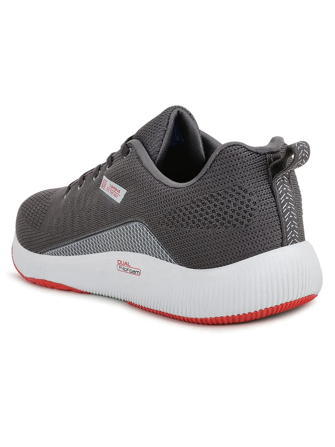 TOLL Grey Men's Running Shoes