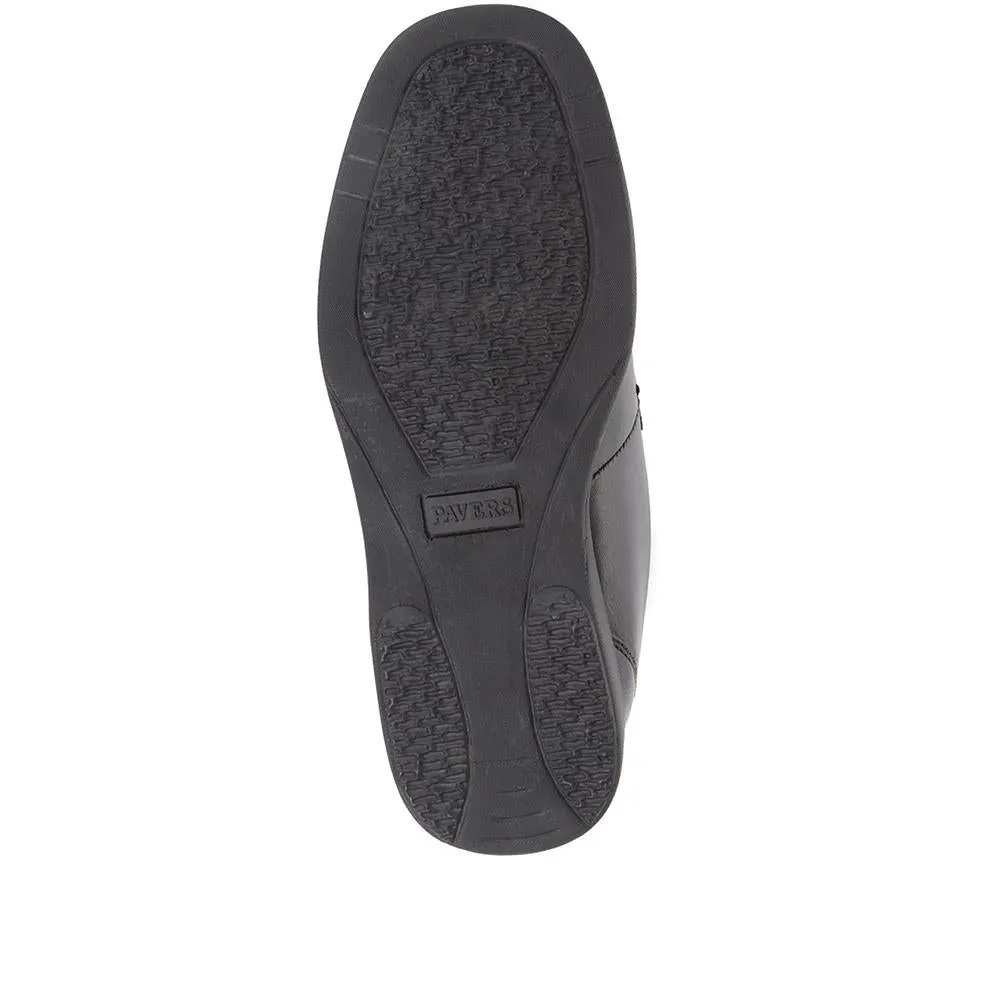 Touch-Fasten Leather Shoes - NAP35023 / 322 484