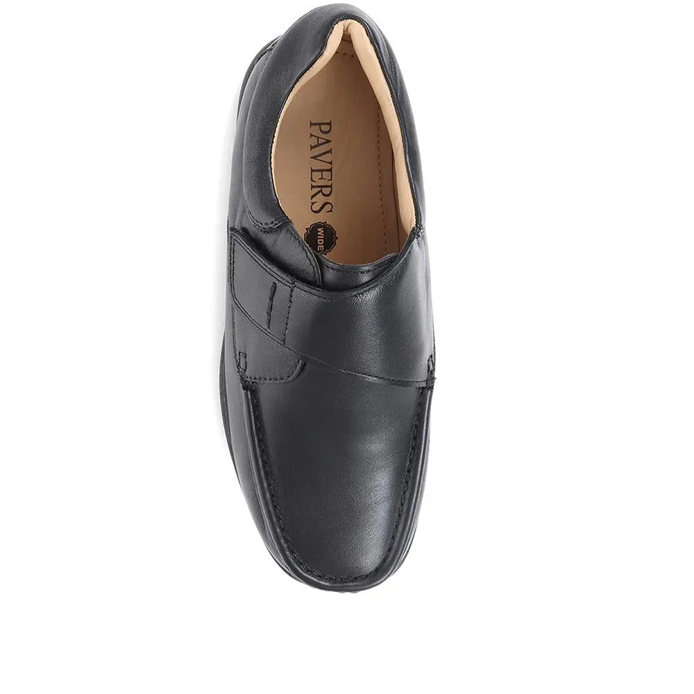 Touch-Fasten Leather Shoes - NAP35023 / 322 484