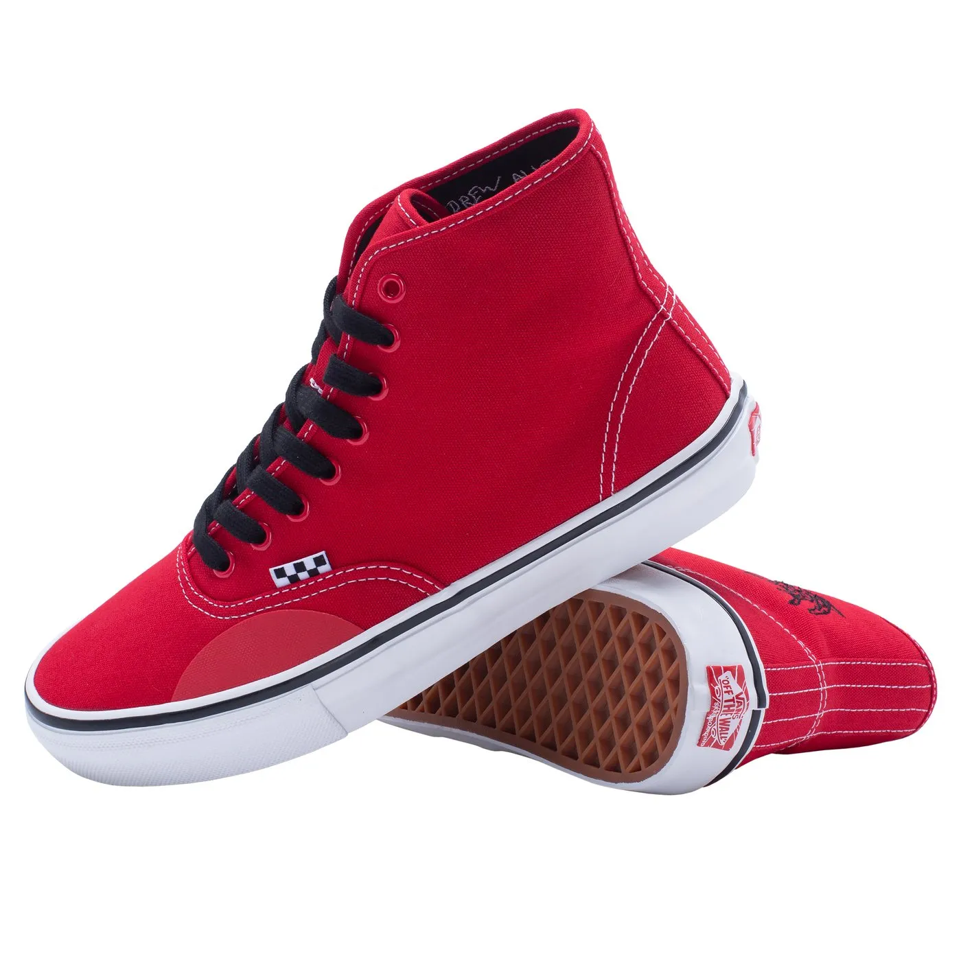 VANS SKATE ALLEN X HOCKEY AUTHENTIC HIGH RED