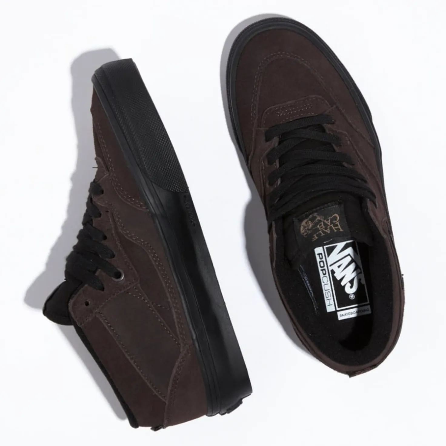 VANS SKATE HALF CAB VCU DARK BROWN / BLACK