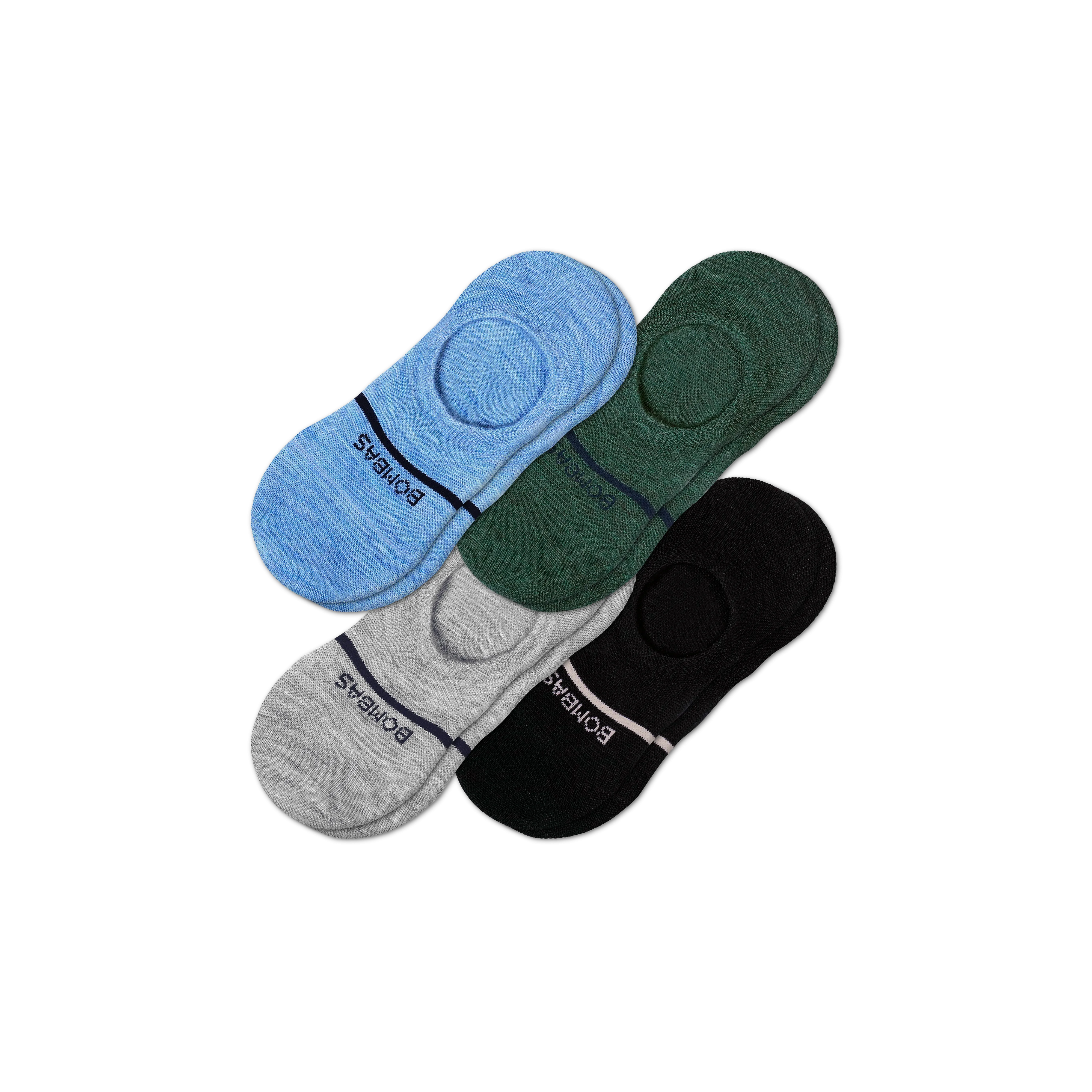 Women's Lightweight Merino Wool No Show Sock 4-Pack