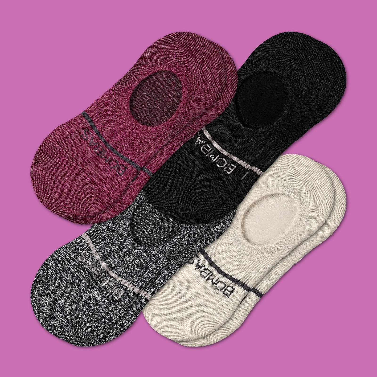 Women's Lightweight Merino Wool No Show Sock 4-Pack