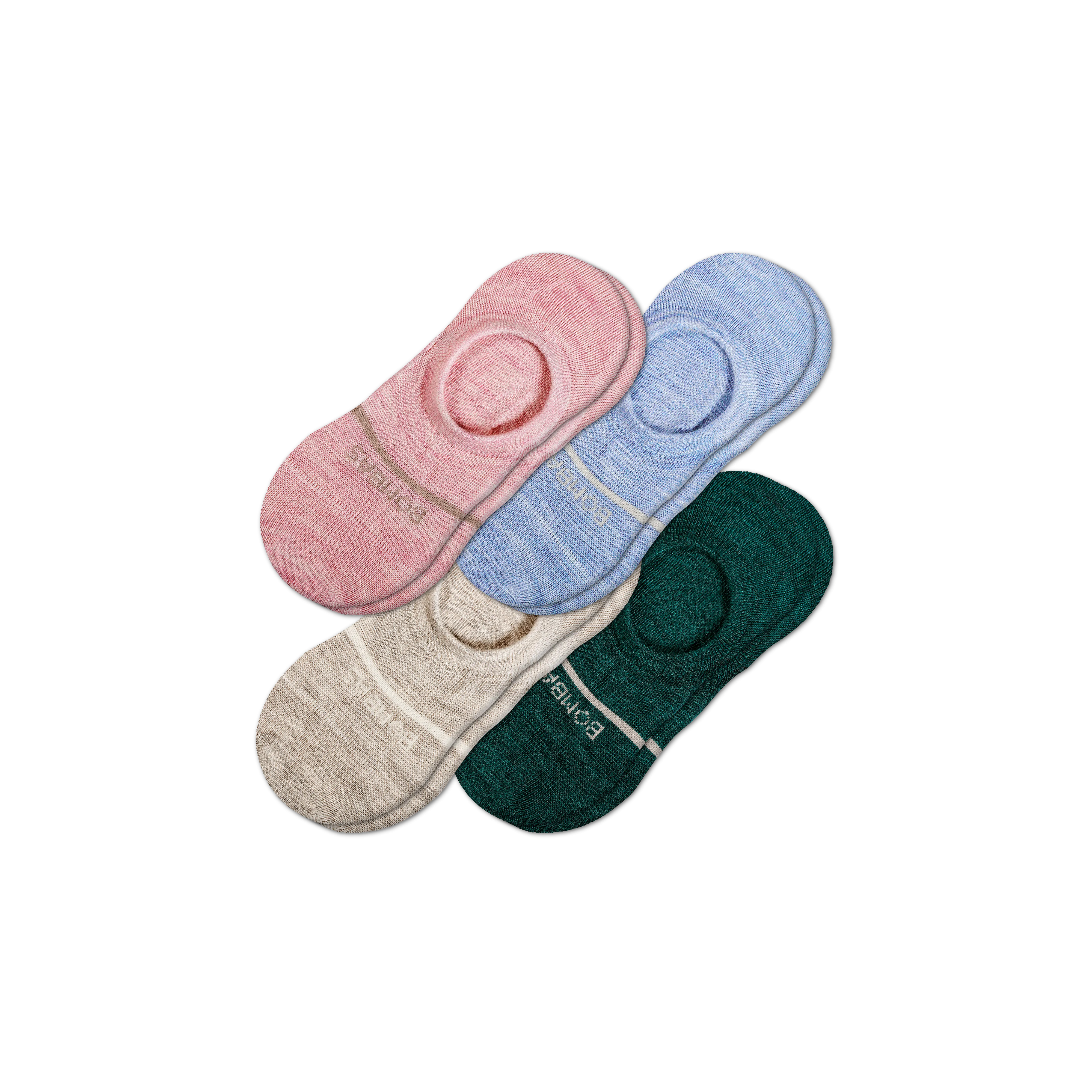 Women's Lightweight Merino Wool No Show Sock 4-Pack