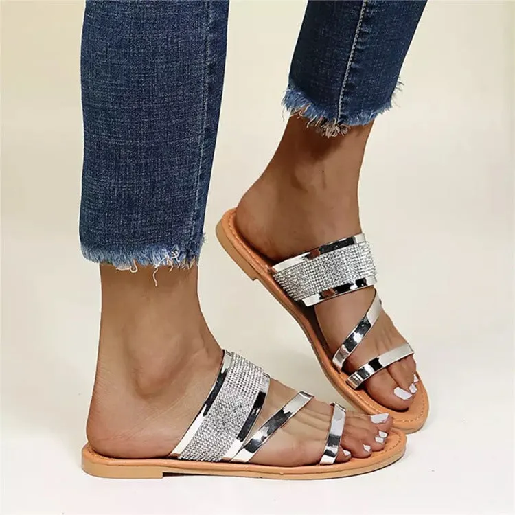 Women's Open Toe Slippers Comfort Lightweight  Casual Roman Shoes  Sandals