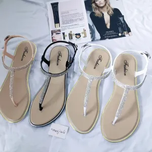 Women's Shoes Summer Rhinestone Flat Shoes