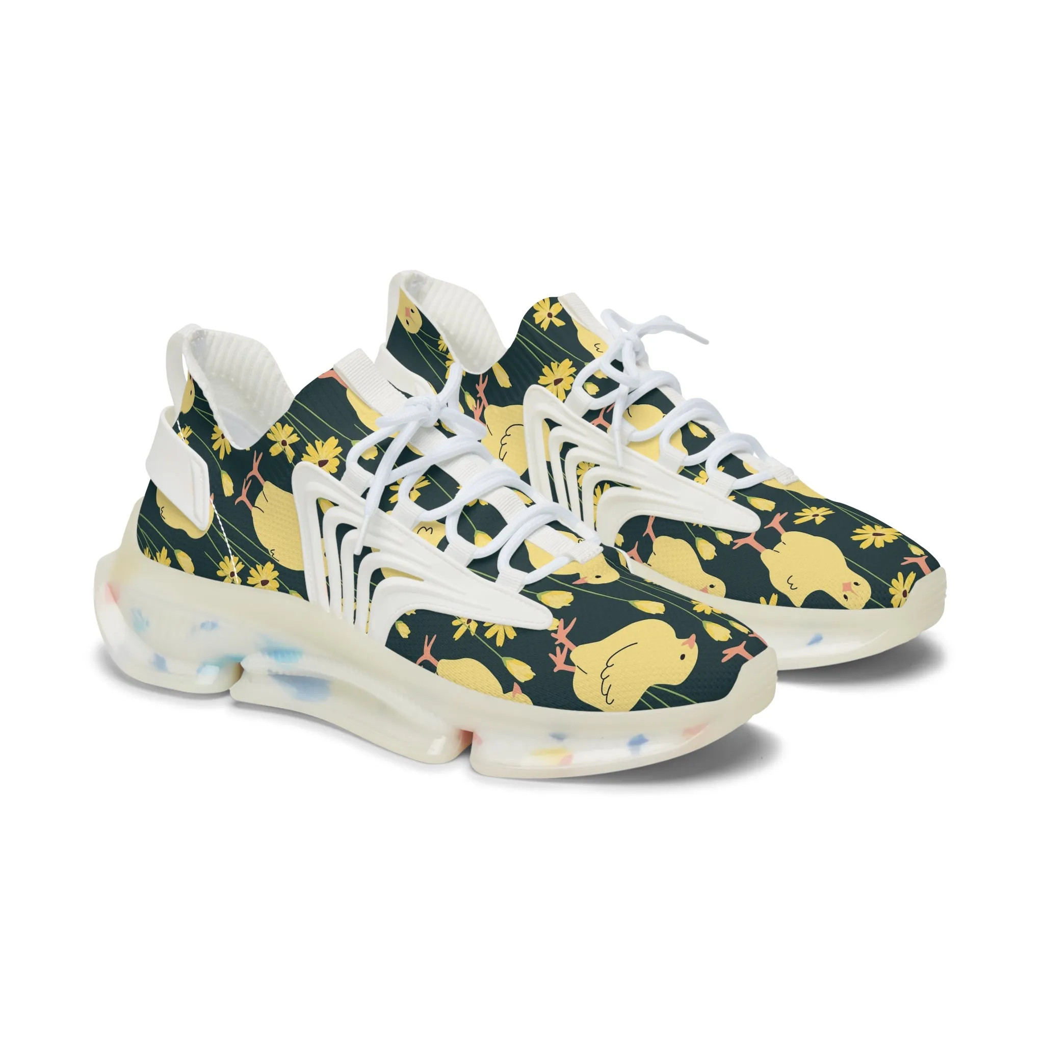 Yellow Farm Chick Women's Mesh Sneakers
